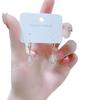 Luxury Jewelry Opal Zircon Dangle Earrings For Women Wedding Engagement Earring Valentines Day Gift Birthday Pendientes Mujer