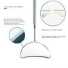 1Pc Stainless Steel Eyelash Extension Tool, Eyelash Exam Mirror, Crescent-Shaped Exam Mirror, Eyelash Auxiliary Device