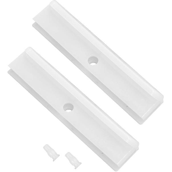 Door Window Regulator Glass Run Channel Track Guide Clip Compatible with Fiat 12-18 500 500c, Fix Stuck Window, Stabilizer Clip Set Fits for Left or