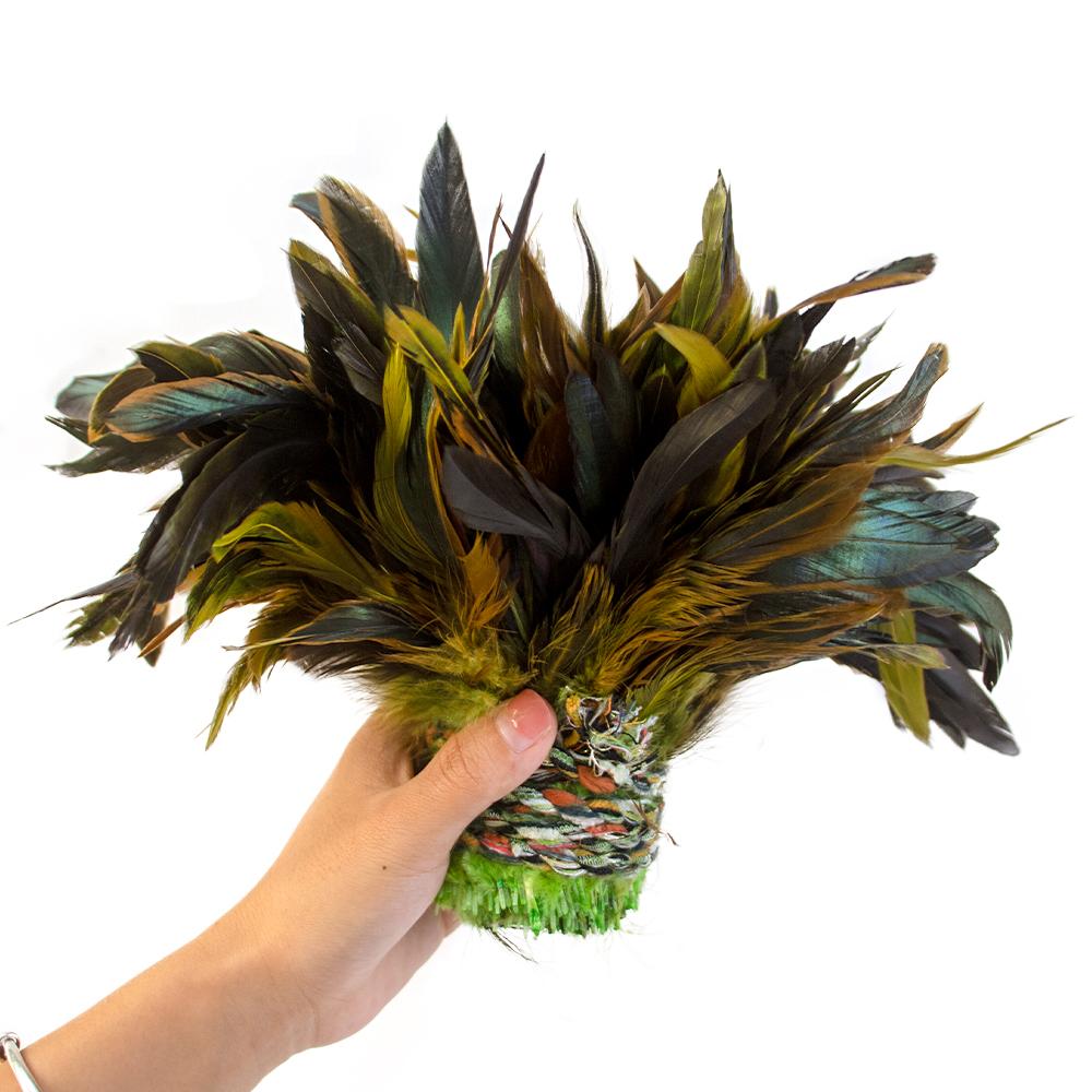 50/100pcs Colored Rooster Chicken Cock Feather Tail 5-7inch for DIY Craft Party Wedding Sewing Costume dress Jewelry Plume Decor