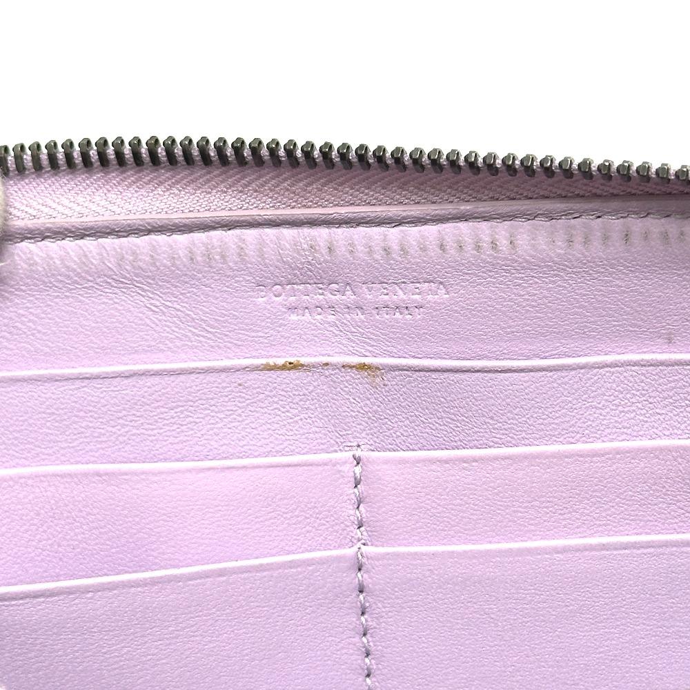 BOTTEGA VENETA 114076 Intrecciato Wallet Zip Around Wallet Long Wallet