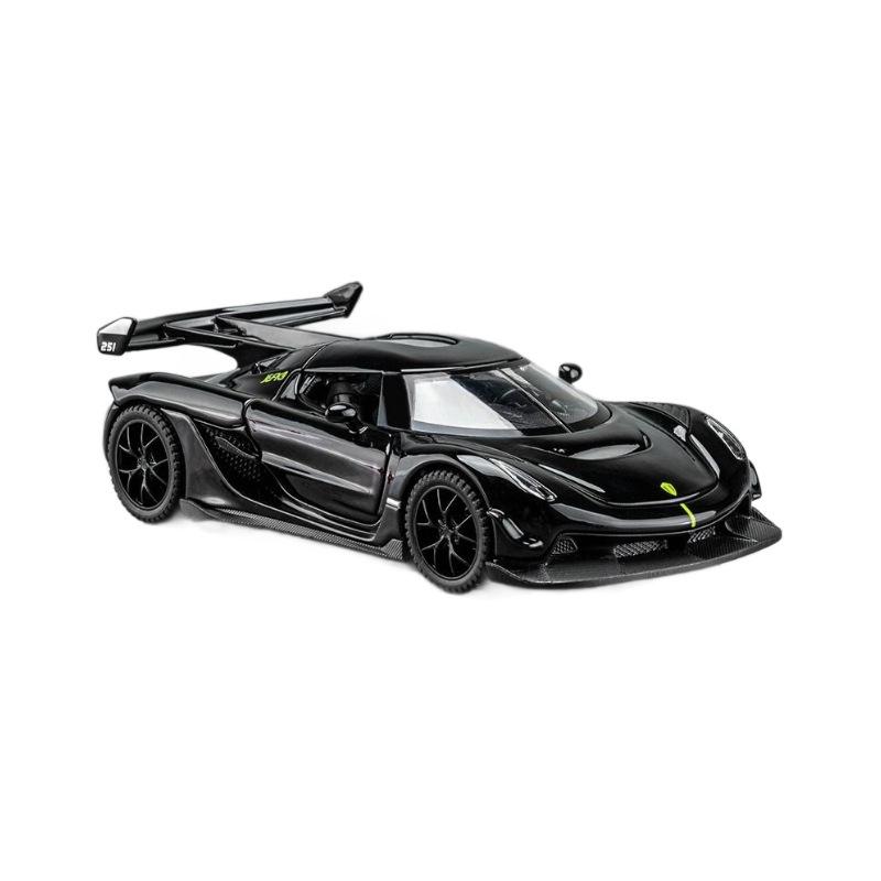 

1/32 Koenigsegg Jesko Supercar Alloy Die Casting Model Car Classic Bookcase Display Decoration Collection Ornaments Present with Friend Kid чёрный