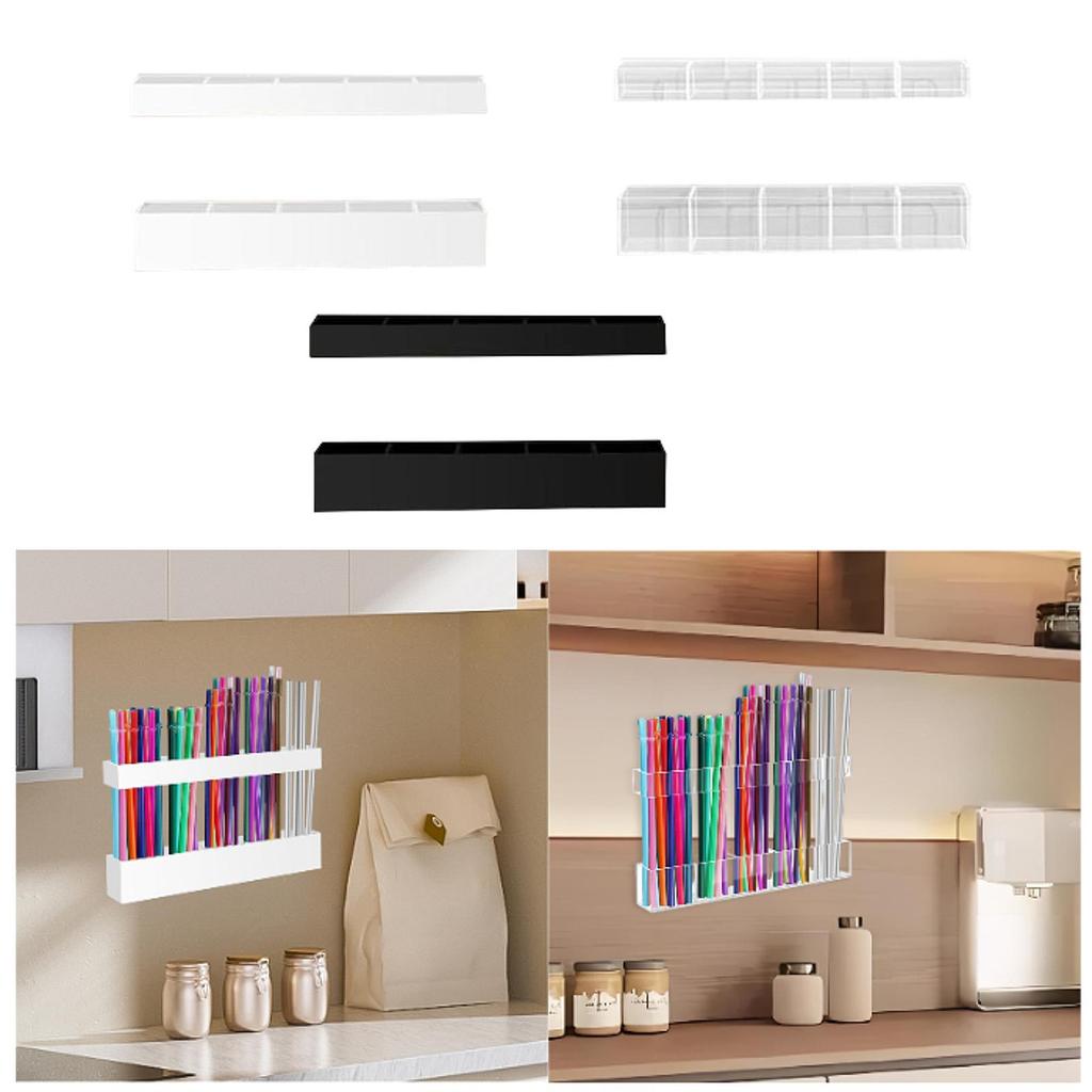 Holder for Cabinet Door Storage Dispenser Utility Kitchen Accessories Reusable Acrylic Organizer for Countertop