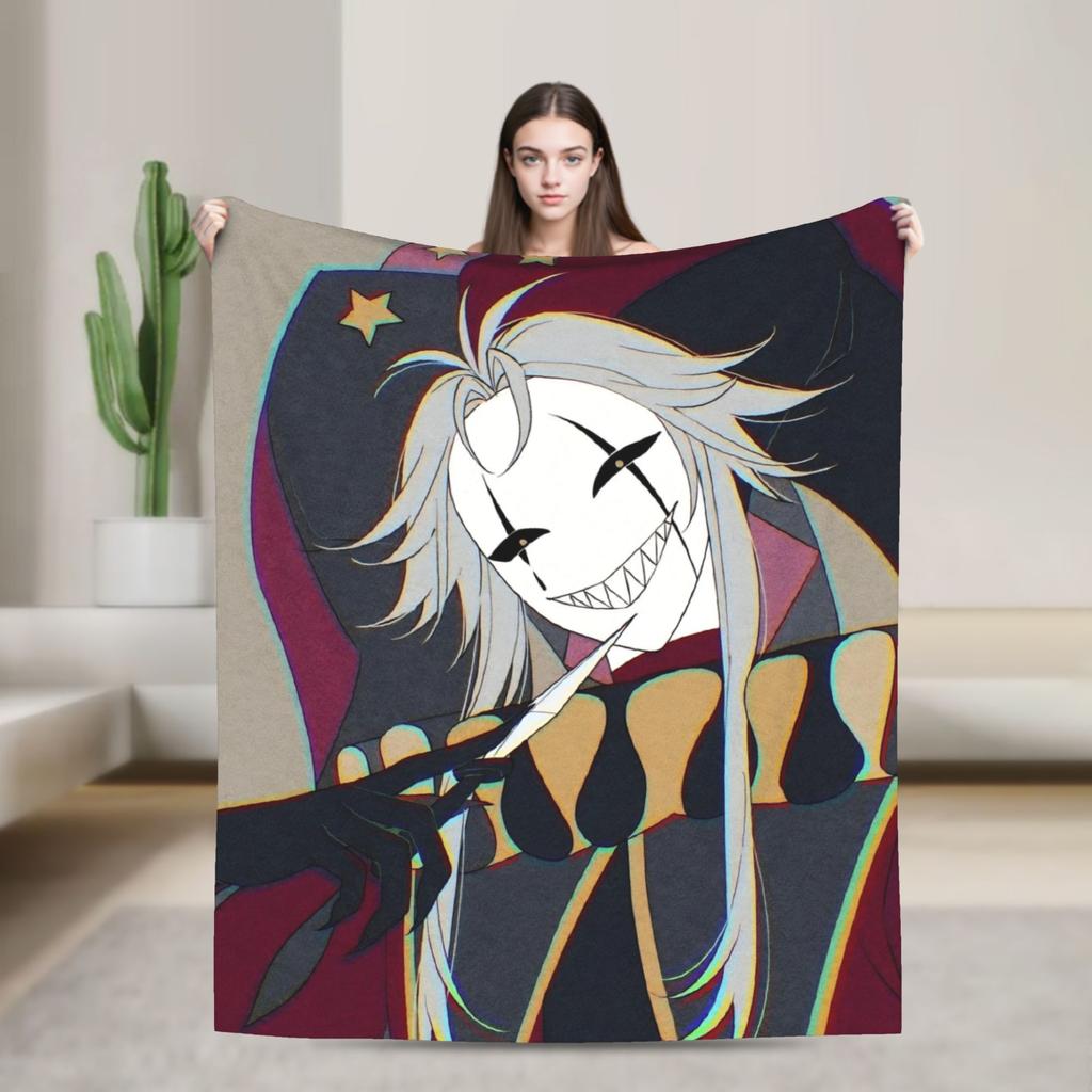 Super Soft The Freak Circus Throw Fashion Blanket Premium Fleece Flannel Lightweight Bed Fashion Blanket Cozy Plush Fashion Blankets All Se