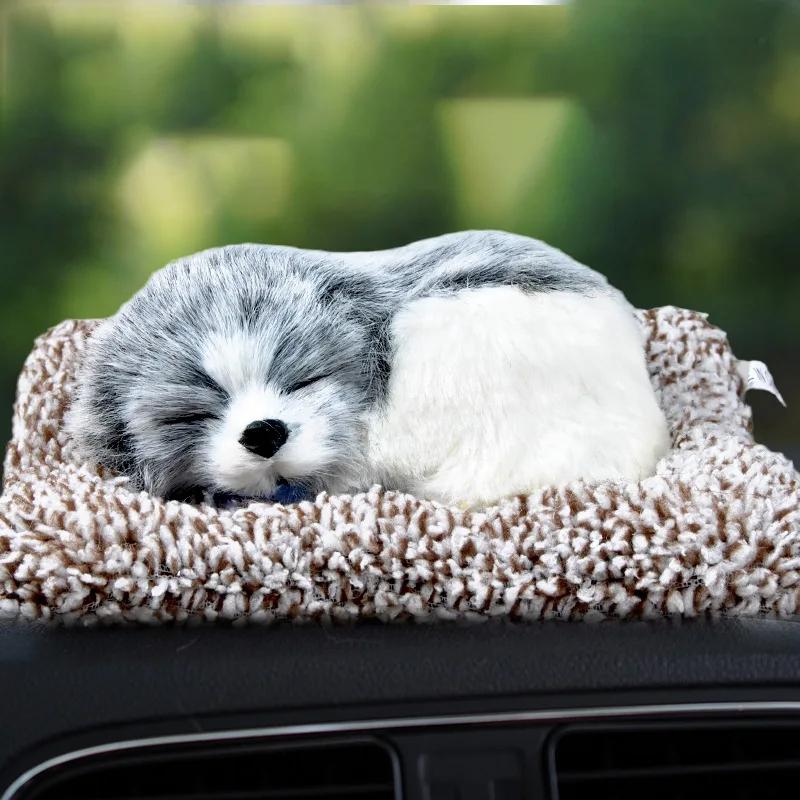 

Car Interior Simulation Cute Plush Animal Decoration Activated Carbon Deodorizing Car Accessories Decoration