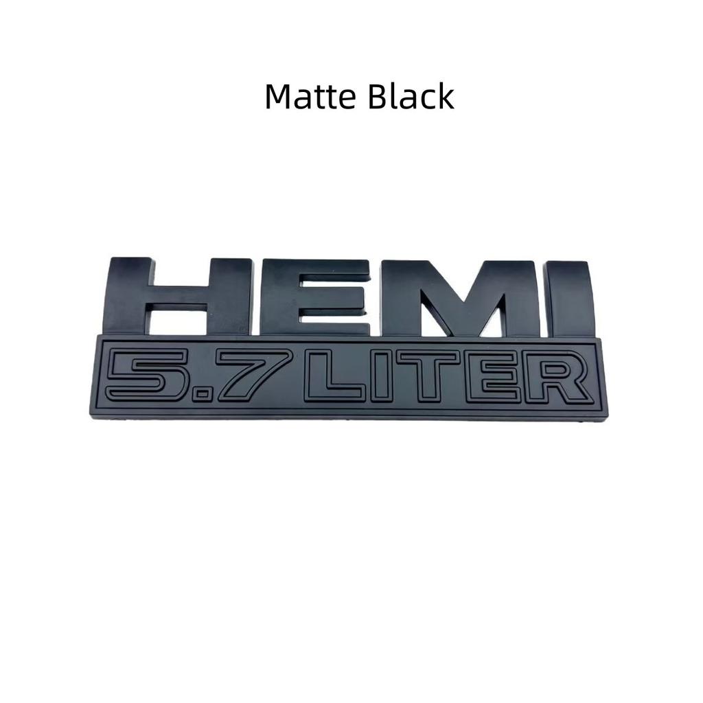 3D Metal 5.7 Liter Badge Sticker Side Fender Rear Trunk Emblem Decal