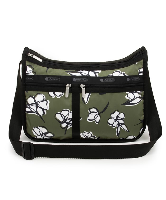 

LeSportsac Официальная Сумка на плечо Deluxe Everyday Оливковый цветочный силуэт/7507 Женская