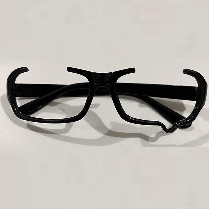 3 Style Black Red Cry Shed Tears Shape Eyeglasses Subculture Accessories Anime Role Cosplay Prop Anime Cosplay Celebrity Glasses
