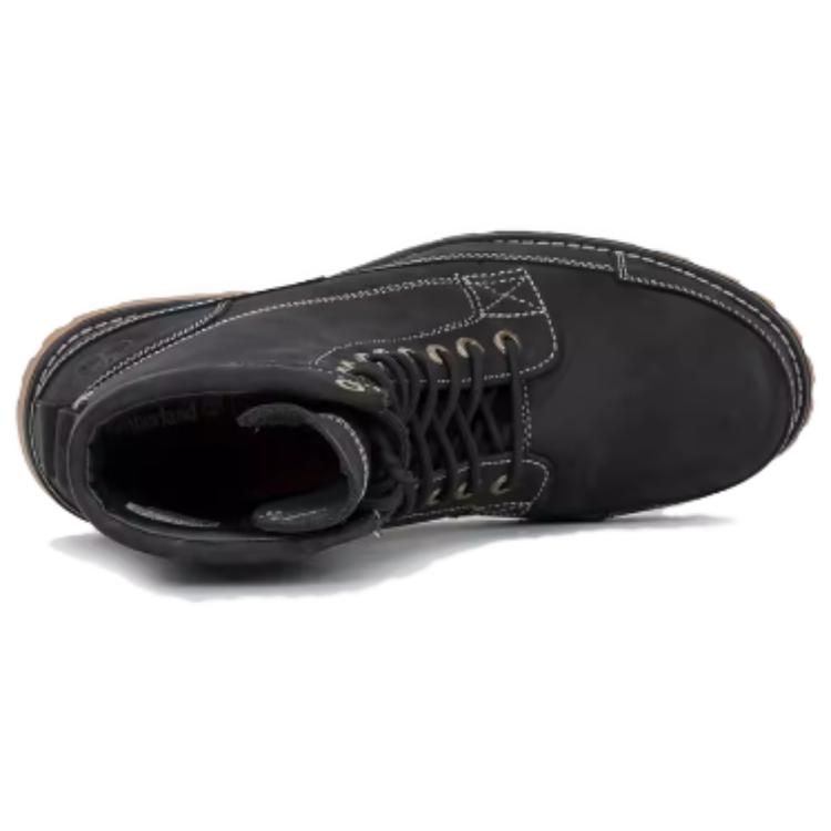 Timberland Retro Versatile Comfortable Mid-Calf Martin Boots Men boots Black A5XRHW