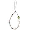 INS wind pearl chain colored love anti-lost hand carry new fashion chain short mobile phone chain