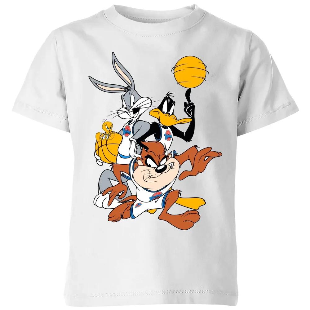 Space Jam Group Shot Kids  T-Shirt - White - 3-4 Years 100