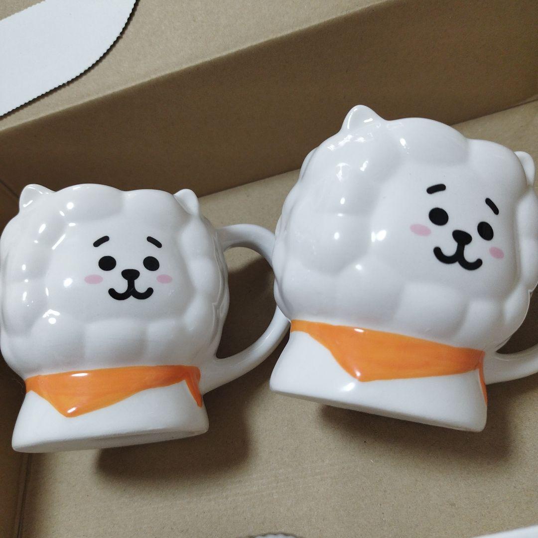 

[Б/У] Кружка BT21 BTS с вырезом RJ 2 штуки