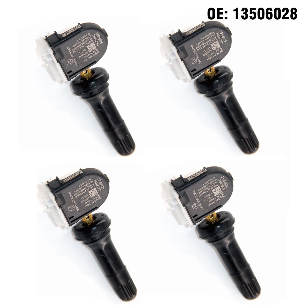 4 stuks voor Opel Astra Corsa Badge Adam voor Opel Ampera Antara Zafira Druksensor TPMS Bewakingssysteem 13506028