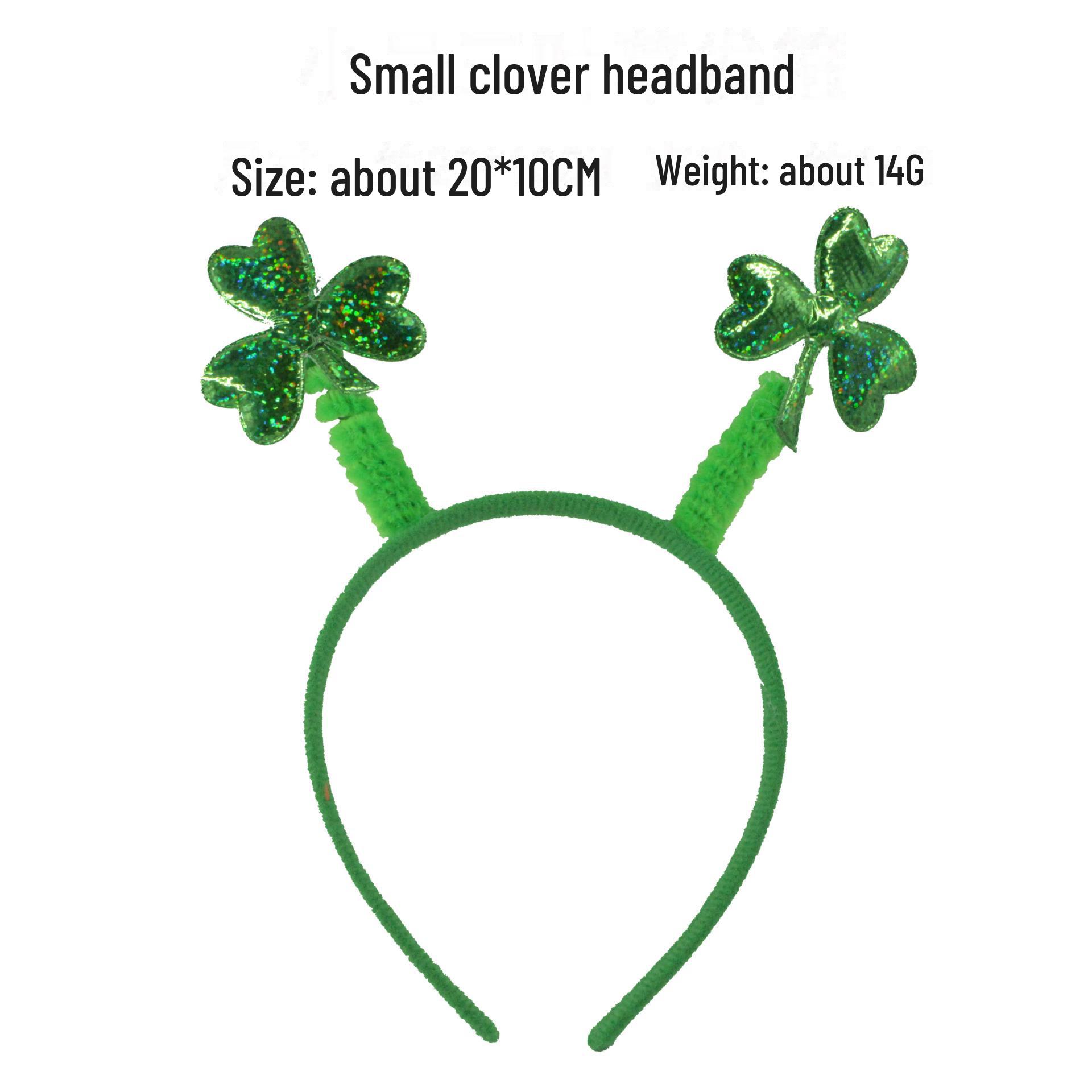 

Повязка на голову с зеленым бантом и пайетками Shamrock для St.. День Патрика Green Irish Headdress