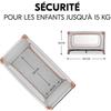 Lit de voyage - HAUCK - DREAM N PLAY PLUS - 60 x 120 cm - Dès la naissance - Pliable - Dusty Cork