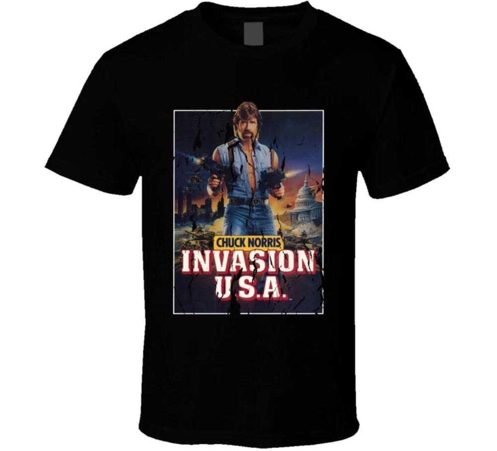 Chuck Norris Invasion Usa 80s Action Movie T Shirt 3XL