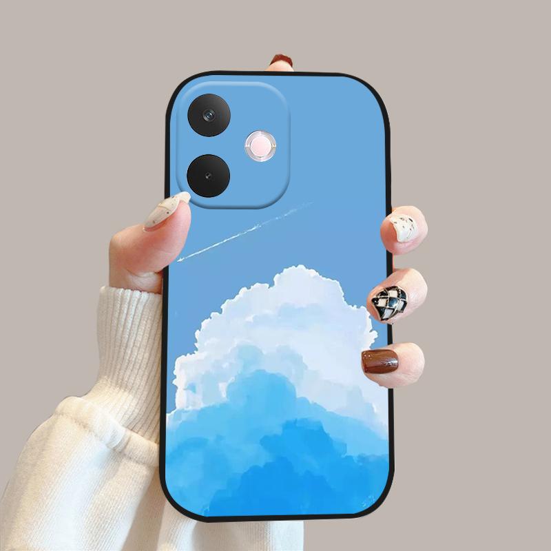 Dla Oppo A5 Pro 5G Miękkie Etui Kwiaty Moda Silikonowe TPU Zderzak Telefonu Pokrowiec Dla Oppo A 5 Pro 5G Urocze Ochronne Etui Fundas