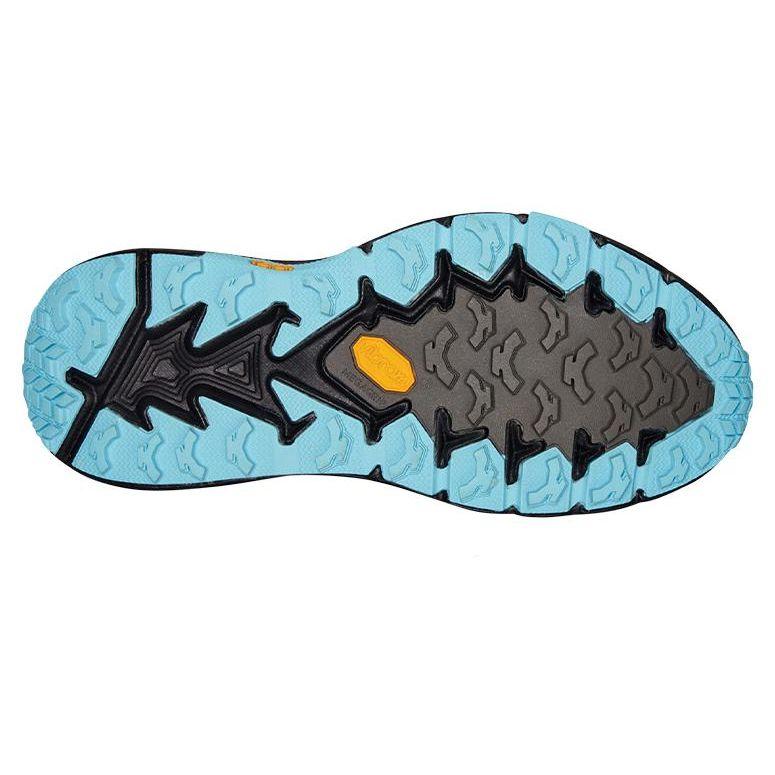 HOKA One One Round Toe Fabric Shock Absorbing Slip Resistant Durable Waterproof Low Top Running Shoes Women Sneaker Black 1106531-ADGG