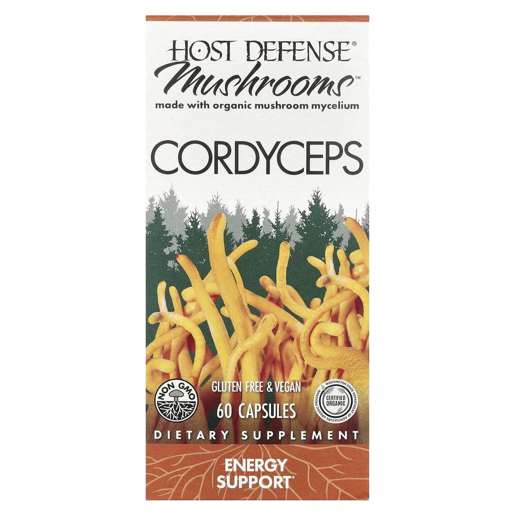 Mushrooms™, Cordyceps Militaris, 60 Capsules (0.5G per Capsule)