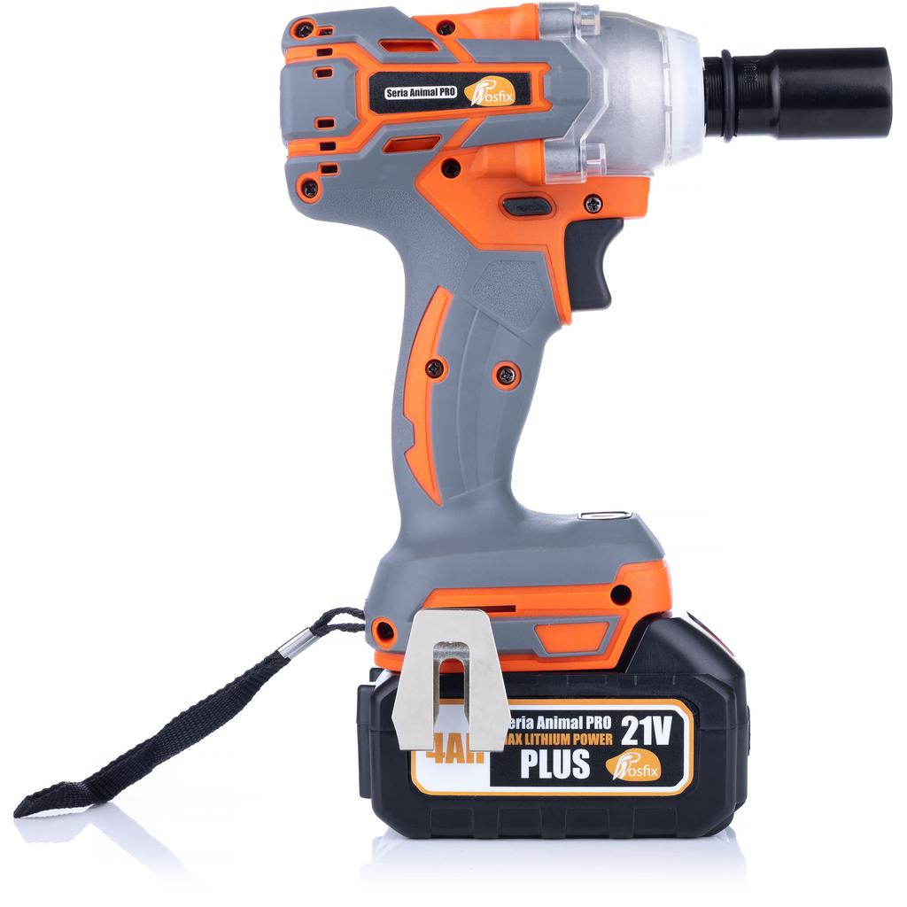 Rosfix Akumulatorowy Klucz Udarowy Orange Doberman 21V OD21V – Moment Obrotowy 350 Nm | 2x Akumulator 4Ah Max Lithium Power | Ergonomiczny Design