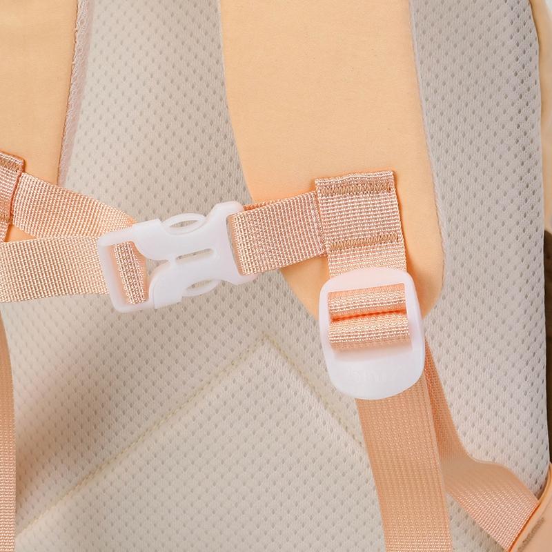 Children's Cartoon Color Block Small Backpack Kindergarten Schoolbag