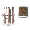 10Pcs Farmhouse Decoration Miniature Scene Fences Set for Doll House Furniture DIY Role for Play Accs Kids Interaction F