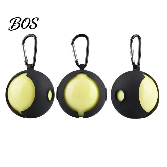 Golf Ball Travel Case Silicone Cover with Carabiner, Portable Standard Holder, Scratch-resistant Carrier Protective Sleeve, Accessories, Gift