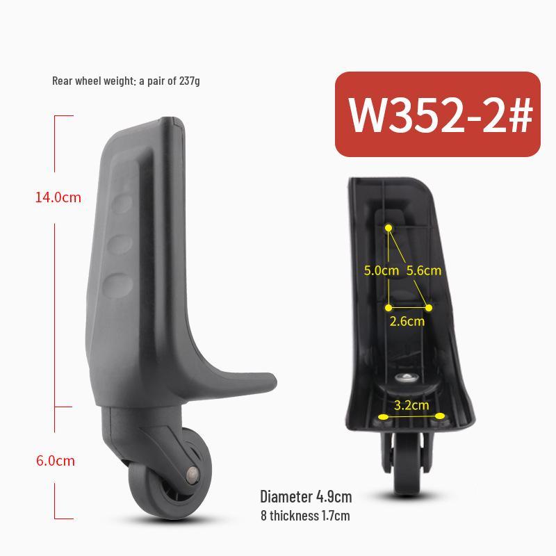 Universal Replacement Wheels for Luggage and Suitcases