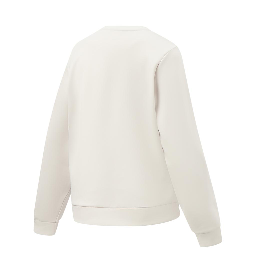 Li Ning Fitness Series Warm Round Neck Logo Sports Sweatshirt Women sweatshirt AWDW074-4