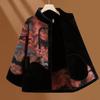 Noble Mother's Winter Warm Fur Coat Middle-aged and Elderly Grandma Plus Velvet Thickened Imitation Mink Coat New Style
