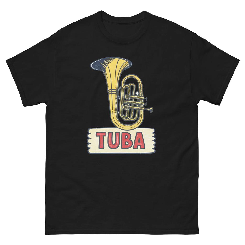 Tuba Musical Instrument Illustration T-Shirt