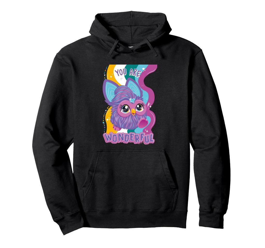 Furby You Are Wonderful Cute 90s Toy Hoodie
