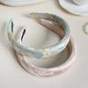 Elegant Satin Jacquard Hair Hoop Retro Exquisite Headband Chinese Embroidery Headband  Girls