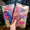 100pcs Colorful Hair Band for Girls Seamless Hair Tie High Elasticity Hair Bands Towel Hair Holder Cute Rubber Band Hair Accessories