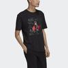 Adidas Originals Artist Tee Ss Lobster Print Crew Neck Sport Short Sleeve T-Shirt Men Tops Black HA4699