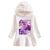 Girls Kpop Rumi Zoey Mira Hunters Printed Rainbow Hooded Dress
