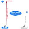 BINGFU FM Radio Antenna Digital Telescopic Indoor Antenna Magnetic Base 3m Extension Cable 75 Ohm for FM Radio Tuner Stereo AV HiFi Receiver