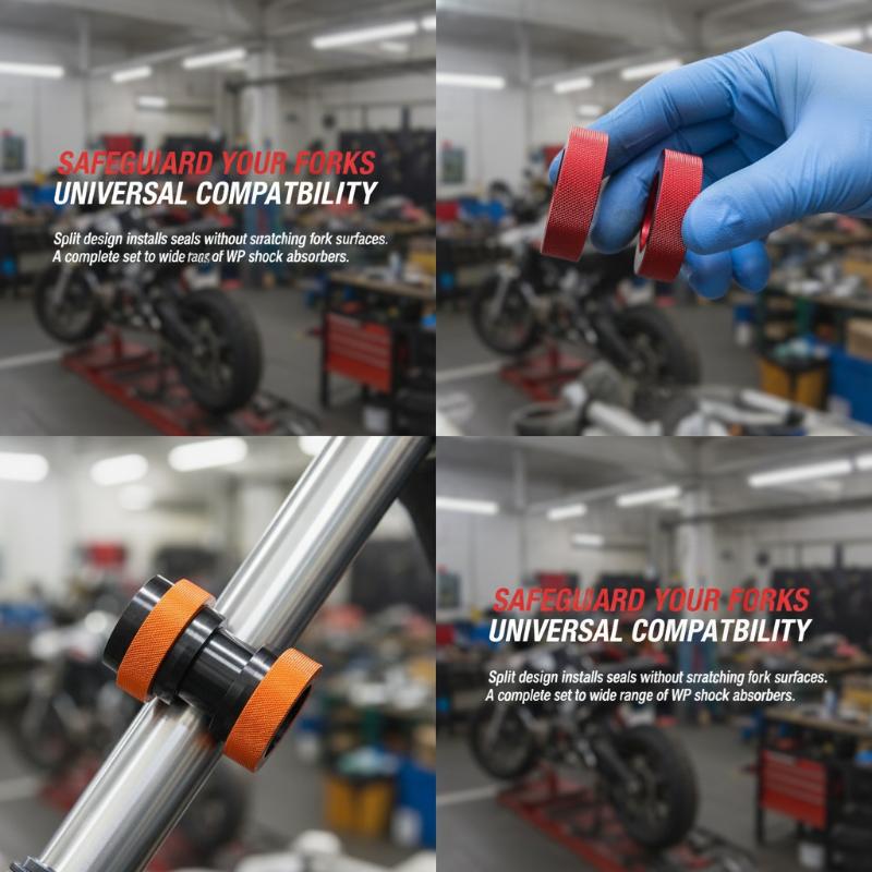 Motorcycle CNC 38-50MM Front Fork Oil Seal Driver Tools Guide Sleeve Tools Oil Seal Wrench For Pit Dirt Bike