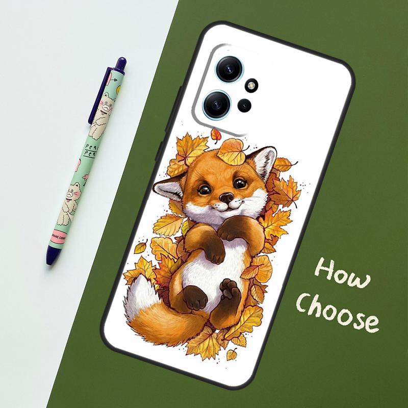 Herbstblätter Fall Fuchs Hülle Für Xiaomi Redmi Note 15 Pro Plus 14 13 10 11 12 Hülle Für Redmi 15C 15 13C 12C 14C 10C