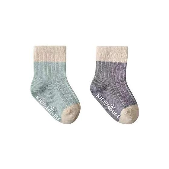 [Key Entrance] Baby Children's Socks, Socks, Breathable, Soft, Present, Spring, Summer, Autumn, Winter, Boys, Girls, 4-Pair Set, Anti-Slip