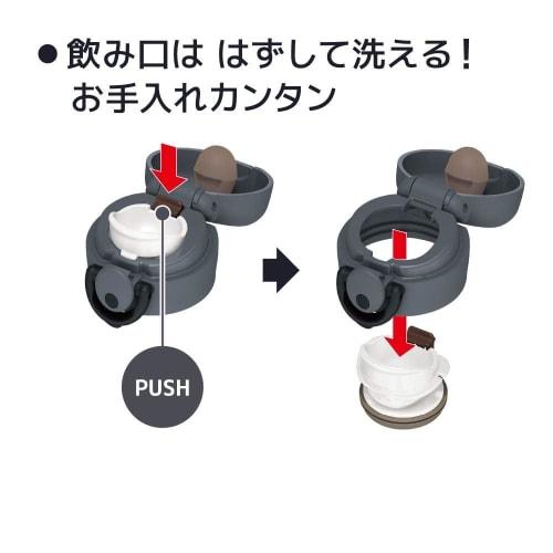 Thermos Vacuum Insulated Portable Mug, 500ml, Matte Gray, JNR-501LTD MTGY