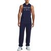 Under Armour Johnson Series Solid Color Drawstring Cuffed Knit Sports Pants Men Pants Dark-Blue 1380105-410