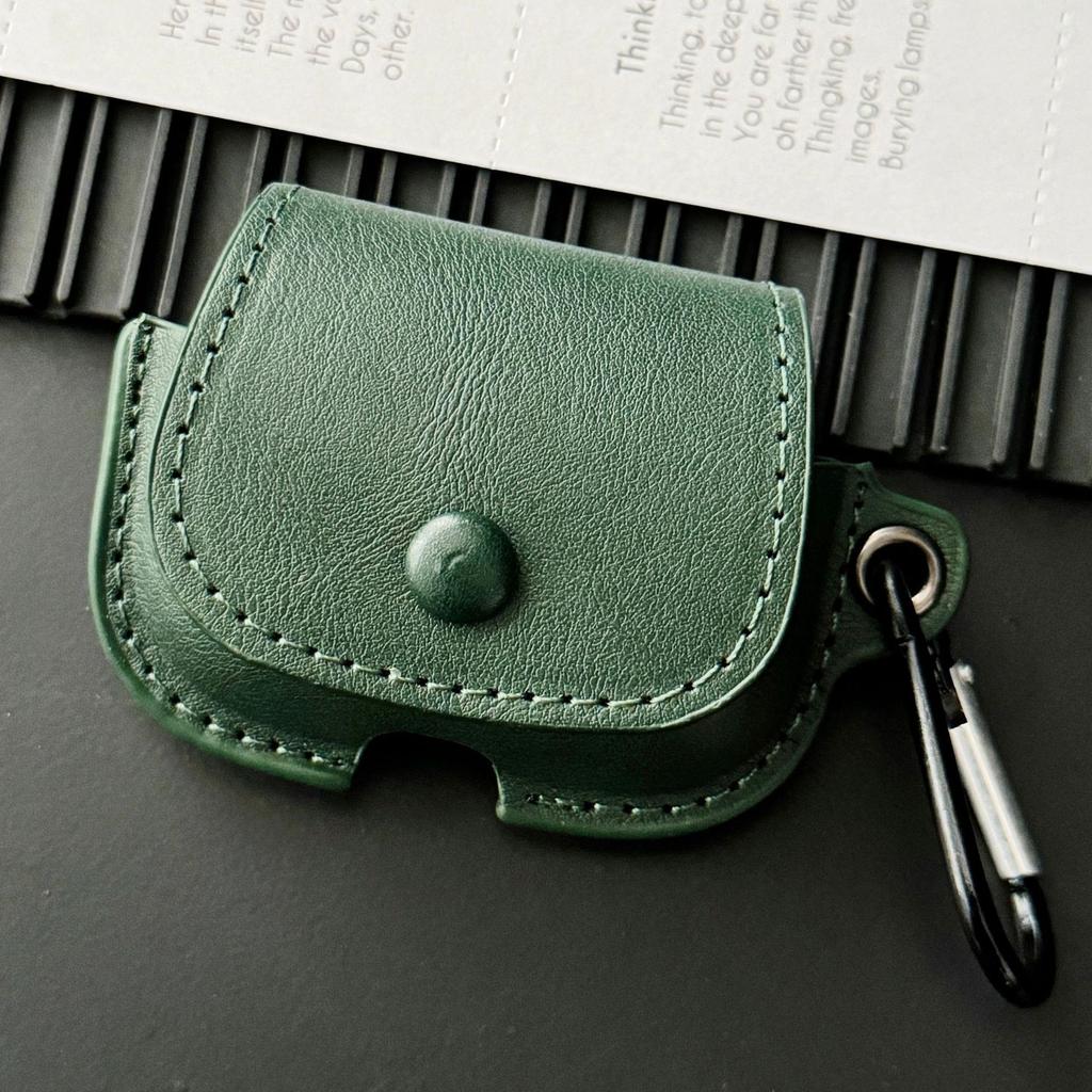 Black leather AirPods pro1 apple bluetooth headset case 1/1/1/1st generation protective case