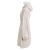 Moncler White Polyester Alfirk Long Coat Coat 1 beigeUsed