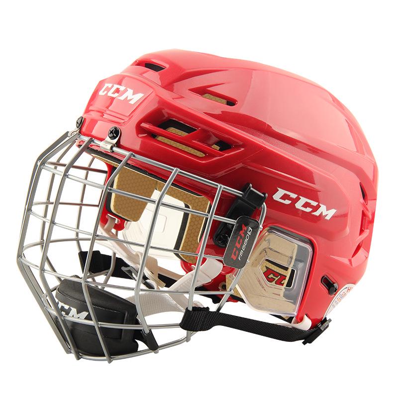 CCM Ice Hockey Helmet and Protective Gear Set 