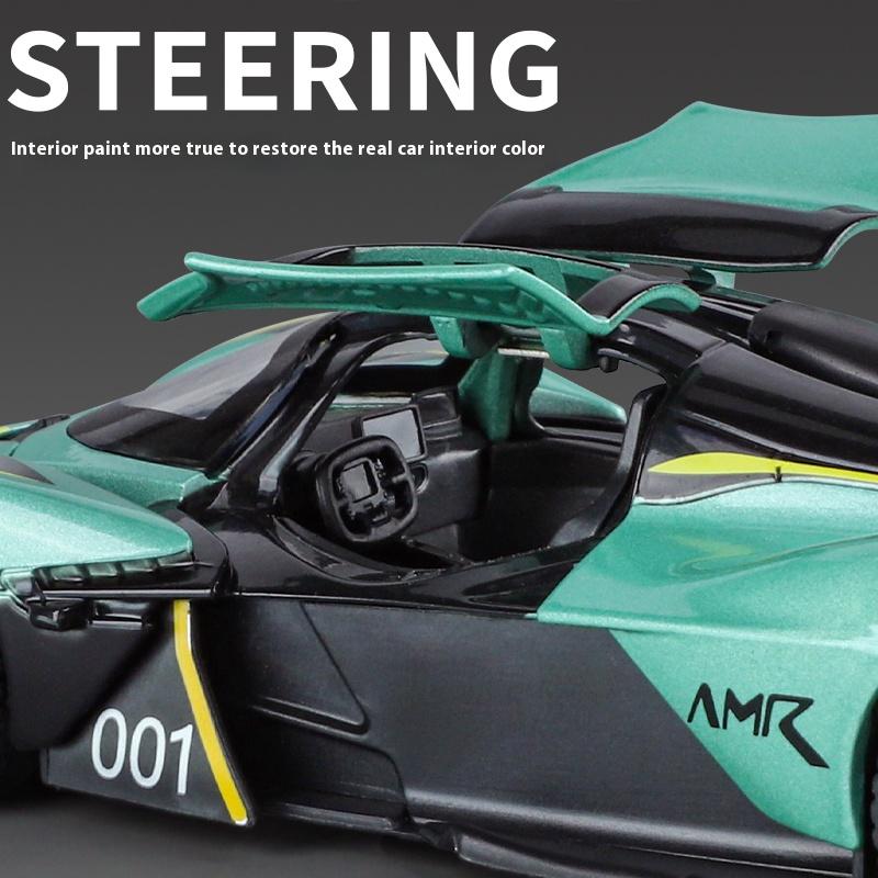 Boxed 1:32 Valkyrie Alloy Sports Car Model, Children's Toy Car With Sound and Lights, Holiday Gifts, Boys' Gaming Vehicle