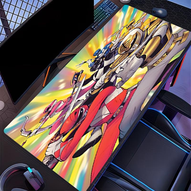 Mighty Morphin Power Rangers Print Mouse Pad, for Keyboard Pad Laptop PC Mat for Office Home Use, Desk Decor, Perfect Birthday Gift for Gamers