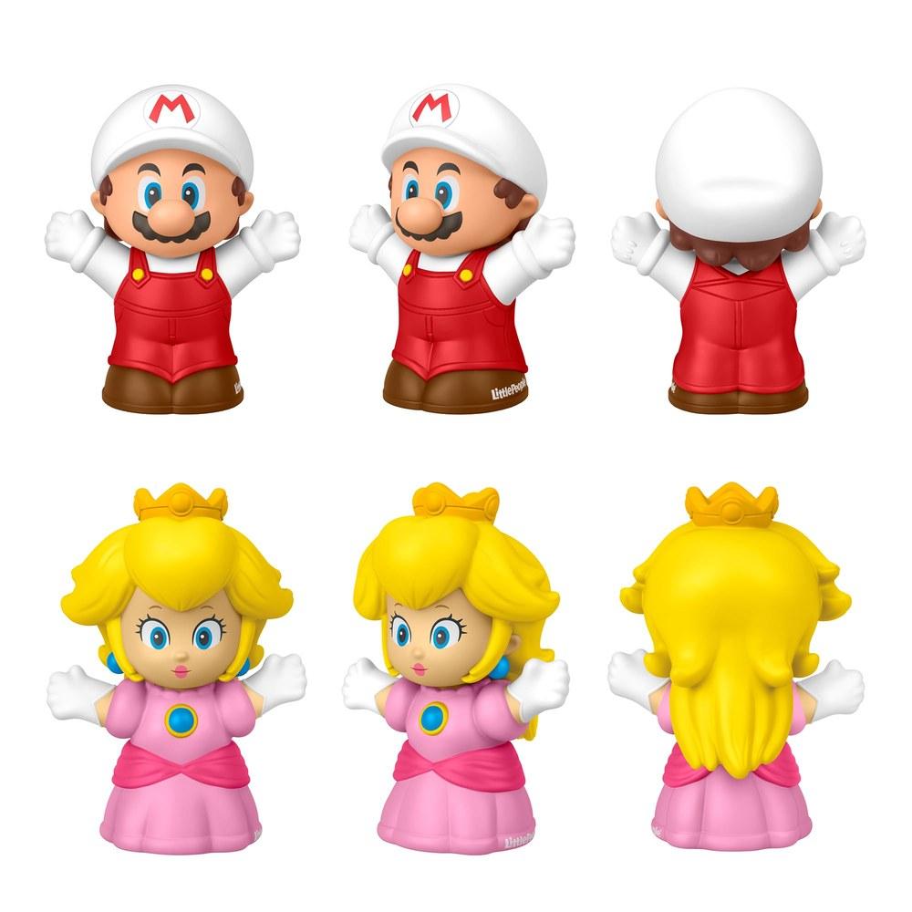 Fisher-Price My Mario Little People Character Figure Assortment 18 Pieces JHG64-986A For Ages 1.5+ Multi