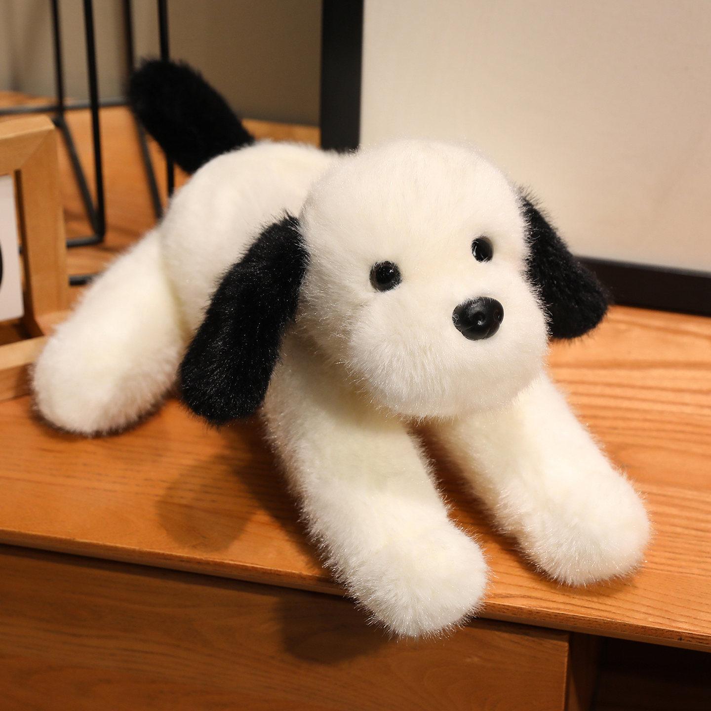 

Милая плюшевая игрушка в виде собаки, кукла-симулятор, кукла-собачка, тряпичная кукла для успокоения детей, подарок на день рождения 30cm