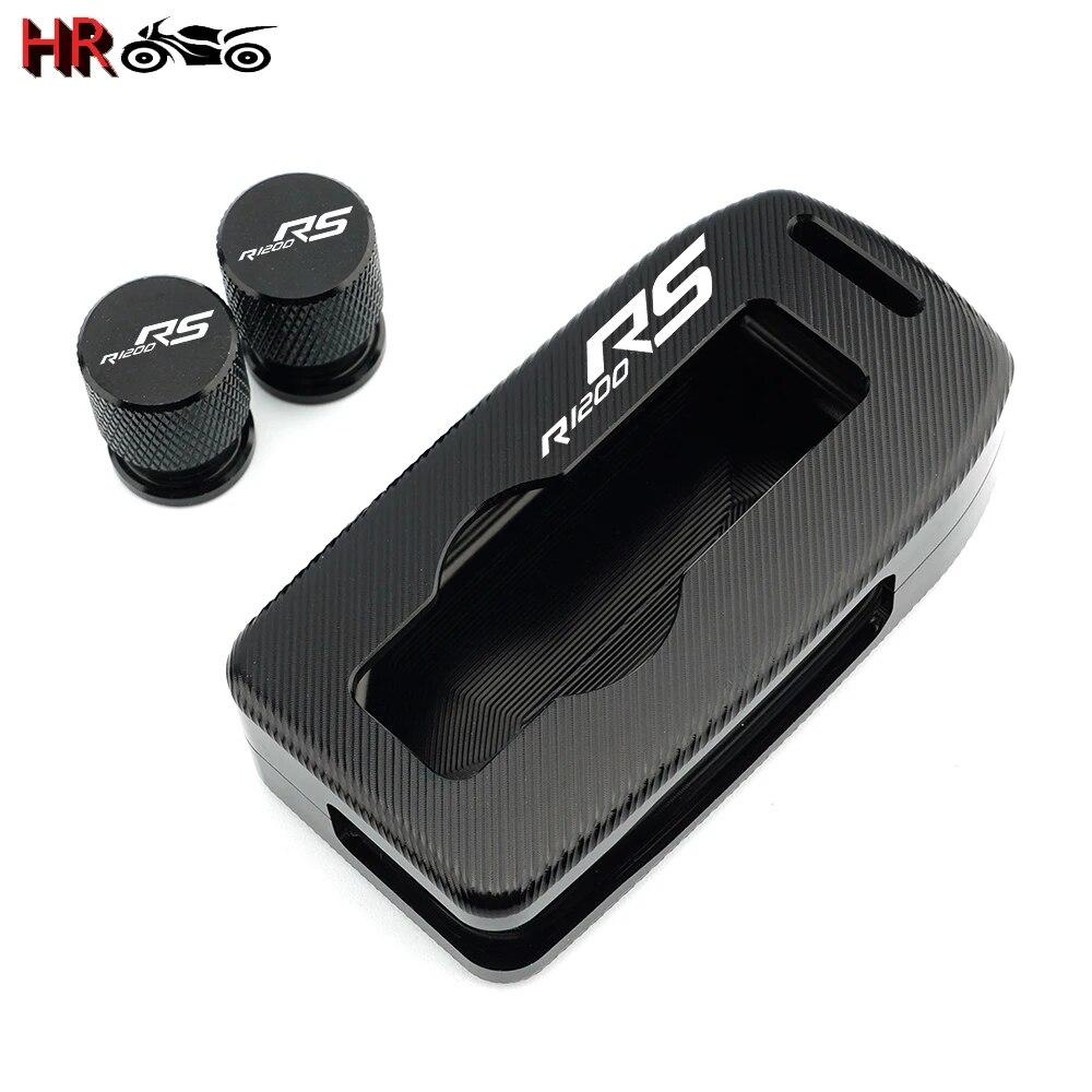 

Для BMW R1200RS R1200 R 1200 RS 2015-аксессуары для мотоциклов, чехол для ключей, защитный чехол для ключа, защитная крышка клапана шины R1200RS Black